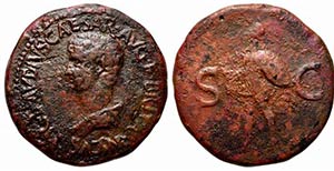 Britannicus (41-55). Æ Sestertius (35mm, ... 