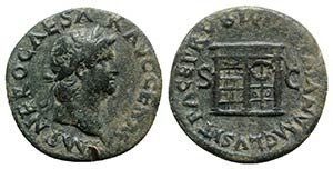 Nero (54-68). Æ As (26mm, 10.19g, 6h). ... 