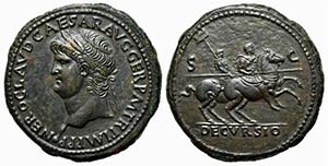 Nero (54-68). Æ Sestertius (37mm, 24.48g, ... 