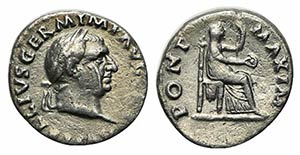 Vitellius (AD 69). AR Denarius (18mm, 2.80g, ... 