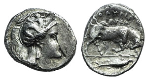 Southern, Lucania, Thourioi, c. 350-300 BC. ... 