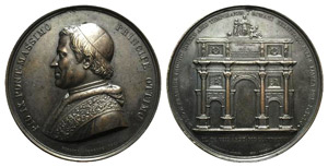 Pio IX (1846-1878). Æ Medal 1846 (61mm), by ... 