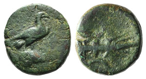 Bruttium, Kroton, c. 425-375 BC. Æ (14mm, ... 