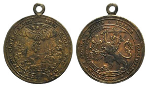 Lowlands, Æ Medal 1648 (49mm). ... 