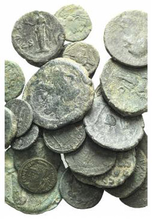 Lot of 30 Æ mixed coins (Greek, Roman ... 