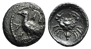 Sicily, Akragas, c. 460-455/0 BC. AR Litra ... 