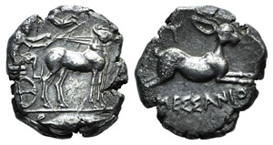 Sicily, Messana, 428-426 BC. AR Tetradrachm ... 