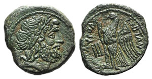 Sicily, Tauromenion, c. 211-208 BC. Æ ... 