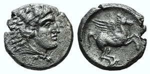 Illyria, Dyrrhachion, c. 344-300 BC. AR ... 