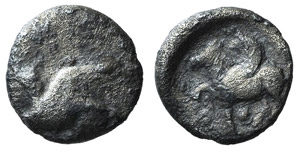Corinth, c. 375-300 BC. AR Diobol (9mm, ... 