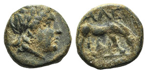 Troas, Alexandria, c. 261-227 BC. Æ (10mm, ... 