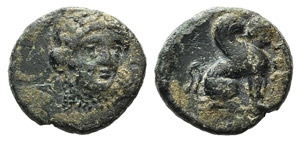 Troas, Gergis, c. 350-300 BC. Æ (12mm, ... 