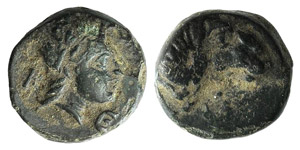 Troas, Kebren, c. 387-310 BC. Æ (8mm, ... 