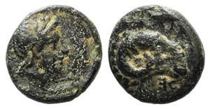 Troas, Kebren, c. 387-310 BC. Æ (9mm, ... 