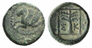 Troas, Skepsis, c. 400-310 BC. Æ (11mm, ... 