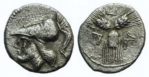 Northern Apulia, Arpi, c. 215-212 BC. AR ... 
