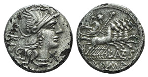 L. Antestius Gragulus, Rome, 136 BC. ... 