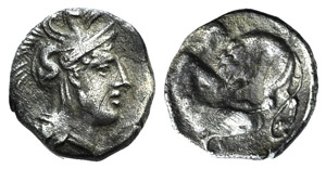 Northern Apulia, Tarentum, c. 380-325 BC. AR ... 