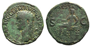 Gaius (Caligula, 37-41). Æ As (27mm, ... 