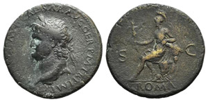 Nero (54-68). Æ Sestertius (36mm, 23.56g, ... 
