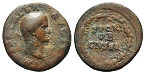 Galba (68-69). Æ Dupondius (29mm, 11.92g, ... 