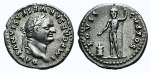 Vespasian (69-79). AR Denarius (19mm, 3.45g, ... 