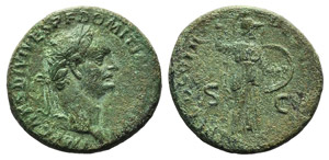 Domitian (81-96). Æ As (26mm, 10.98g, 6h). ... 