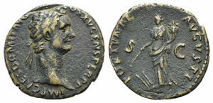Domitian (81-96). Æ As (27mm, 8.44g, 6h). ... 