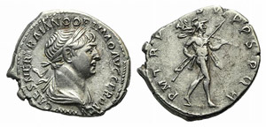 Trajan (98-117). AR Denarius (19mm, 3.15g, ... 