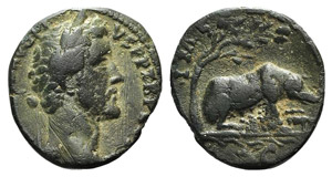 Antoninus Pius (138-161). Æ As (23mm, ... 