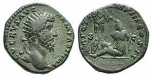 Lucius Verus (161-169). Æ Dupondius (24mm, ... 