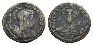 Constantine I (307-337). Æ Follis (18mm, ... 