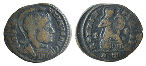 Constantine I (307-337). Æ Follis (20mm, ... 