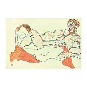 AFTER EGON SCHIELEReclining Male and Female ... 