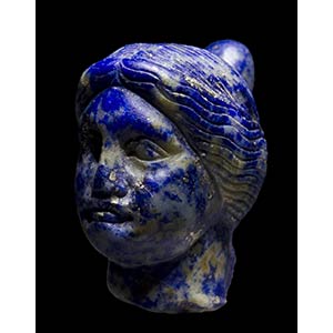 An hellenistic lapis-lazuli female ... 