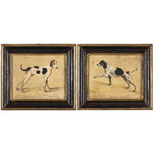 FRENCH SCHOOL, 18th CENTURY  Two hounds, ... 