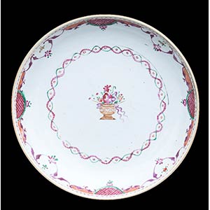 A QING DYNASTY FAMILLE ROSE DISH
late 18th ... 