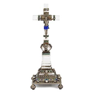 An Austrian silver crucifix - ... 