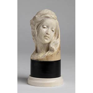 An Italian ivory carving depicting a female ... 