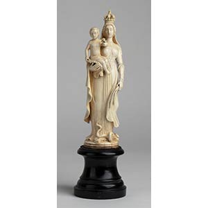 A probably German ivory carving of the ... 