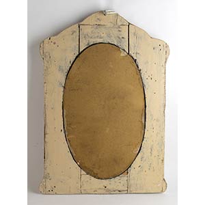A French ivory mirror - Dieppe, ... 