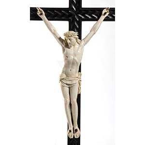A French ivory Crucifix - 19th ... 