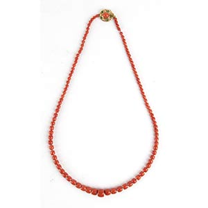 A Mediterranean coral necklacestrand of ... 