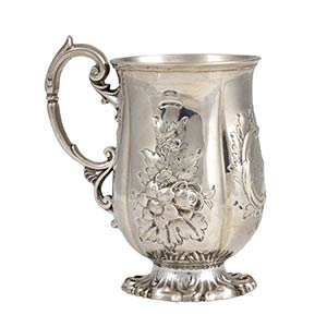 An English Victorian sterling silver Mug -  ... 