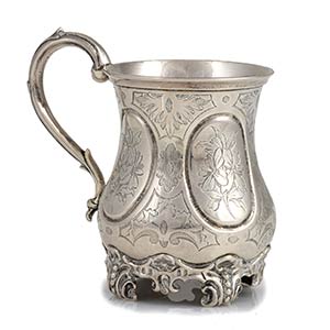 A Victorian sterling silver Mug - London ... 