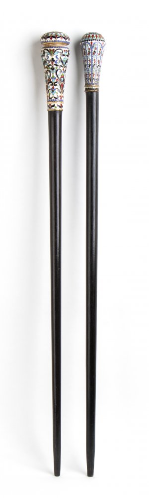 A pair of walking sticks cane - ... 