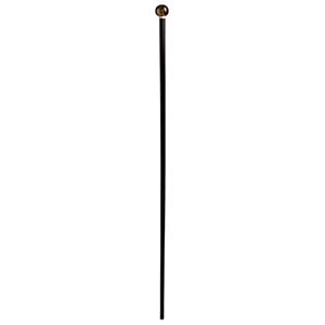 An amber mounted walking stick ... 