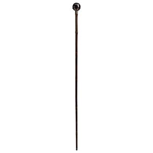 An agate mounted walking stick ... 
