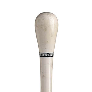 An ivory walking stick cane - England early ... 
