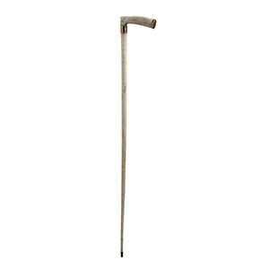 A whalebone walking stick cane - ... 